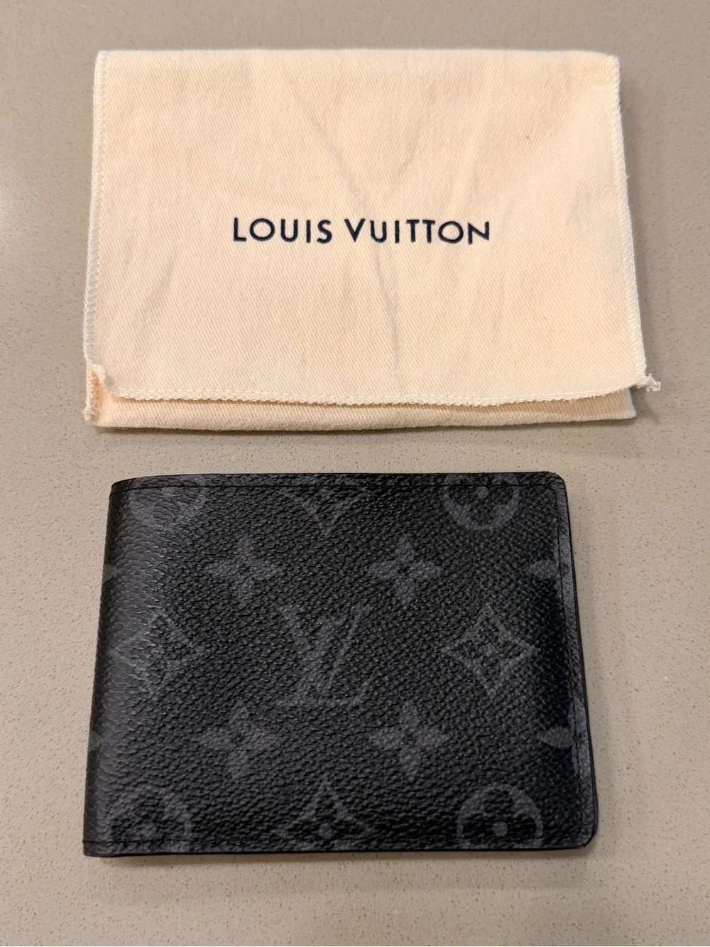 Louis Vuitton Men’s Multiple Wallet in Monogram Eclipse